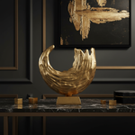 Gold horn sculpture - 500x500