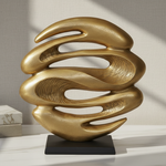 Gold spiral sculpture - 500x500