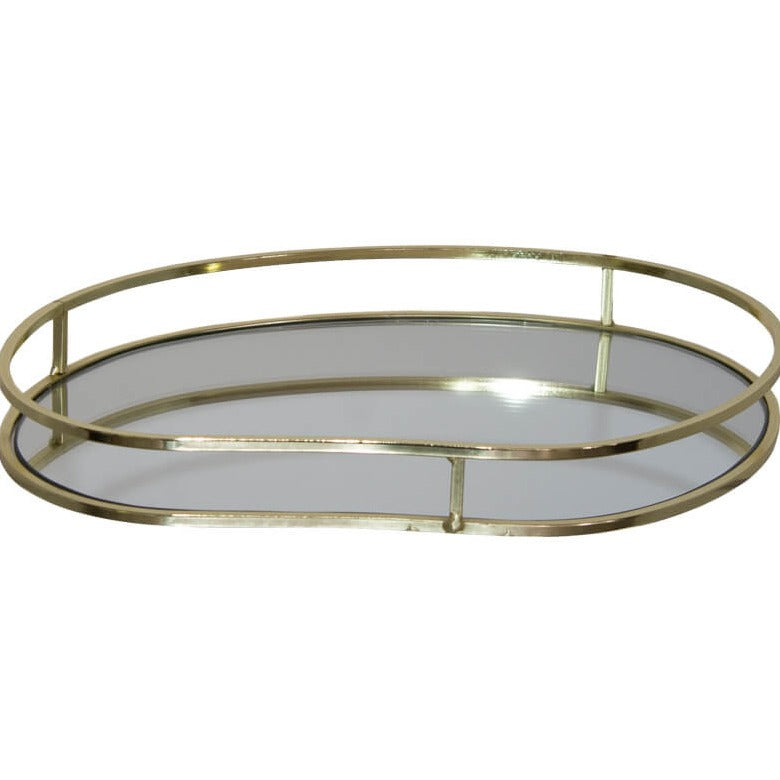 Display Tray Gold Mirror (27 cm)