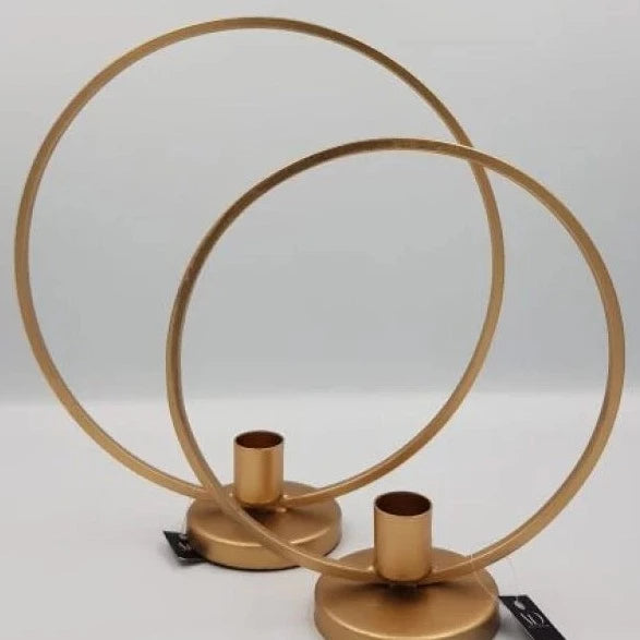 Ring Candle Holder (Gold)
