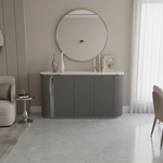 Grey sideboard in beautiful setting