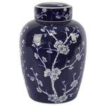 Blossom White/Blue Ginger Jar (32 cm)