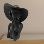 Lady Sculpture – Close-Up