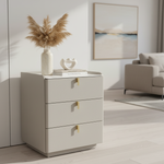 Light Grey Pedestal Contemporary Close-Up