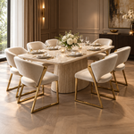 Luxury Dining Set - Side View