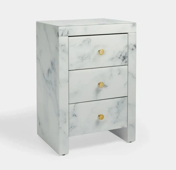 Dexter marble look Pedestals (66 cm)