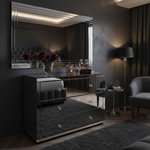 Mirror Chest of Drawers in Luxury Setting