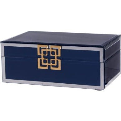 Decorative Navy Blue Box (20 cm)