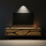 Obsidian Flow TV Unit 180cm – Luxury Setting