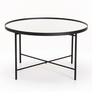 Pixie Mirror Coffee Table (Black) 71 cm