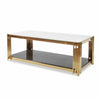 Carstens Coffee Table (Available in Gold or Silver)