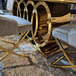 Emirates Dining Table (200 cm) Gold