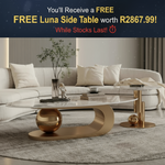 PROMO DEAL - Saturn Coffee Table (Available in Gold, Chrome Black or Silver) RECEIVE YOUR FREE MATCHING LUNA SIDE TABLE!