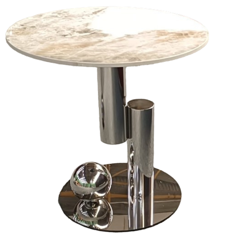 Cypher/Saturn Side Table (Silver)