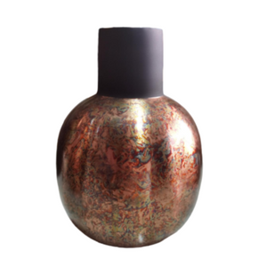 Antiq Black and Copper Vase (24 cm)