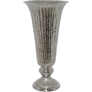 Silver Sparkle Flared Vase (43 cm)