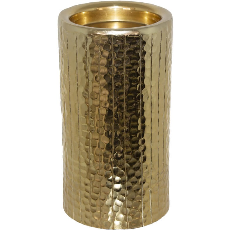 Gold Sparkle Pillar Candle Holder (21 cm)