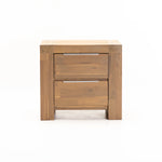 Stacey 2 Drawer Pedestal (Light Oak)