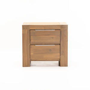 Stacey 2 Drawer Pedestal (Light Oak)