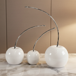 White Cherries (Set of 3) 38/29 and 25 cm
