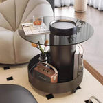 Orbix Side Table (46 H cm) Available in White or Black