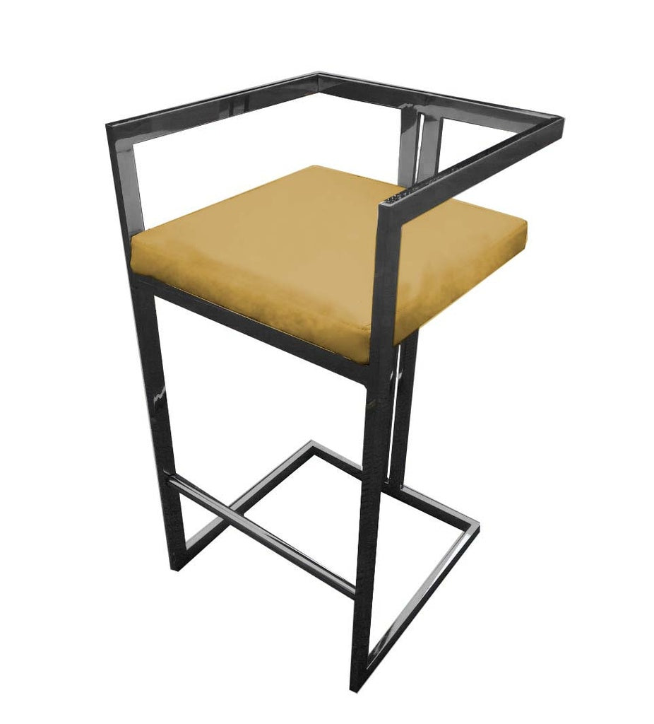 Christopher Leisure Bar Stool (Black Frame) - MHF Decor-Delights