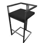 Christopher Leisure Bar Stool (Black Frame) - MHF Decor-Delights