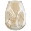 Adrie Amber Vase (18 cm) - MHF Decor-Delights