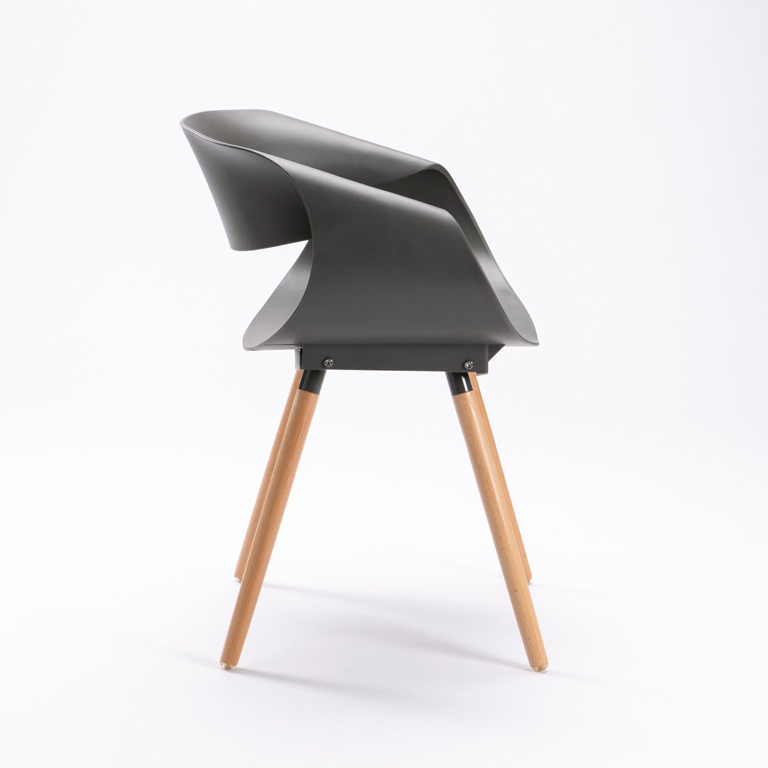 Californian Dining Chair (Dark Grey/White) - MHF Decor-Delights