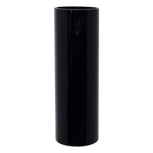 Black Cylinder Vase (30X10CM) - MHF Decor-Delights