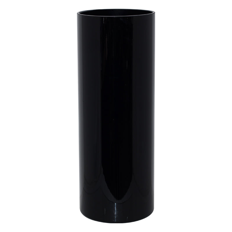 Black Cylinder Vase (40X15CM) - MHF Decor-Delights