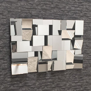 Tetrus Wall Mirror (100x70cm) - MHF Decor-Delights