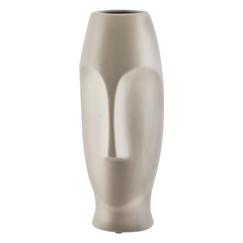 Beige Face Vase (27 cm) - MHF Decor-Delights
