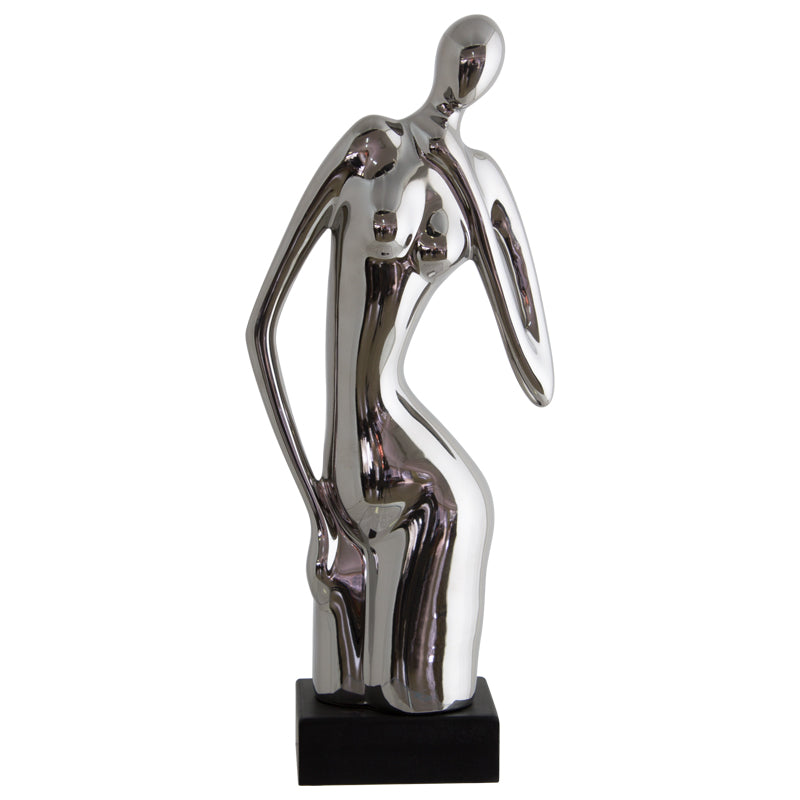 Clarisse Silver Figurine (43 cm) - MHF Decor-Delights