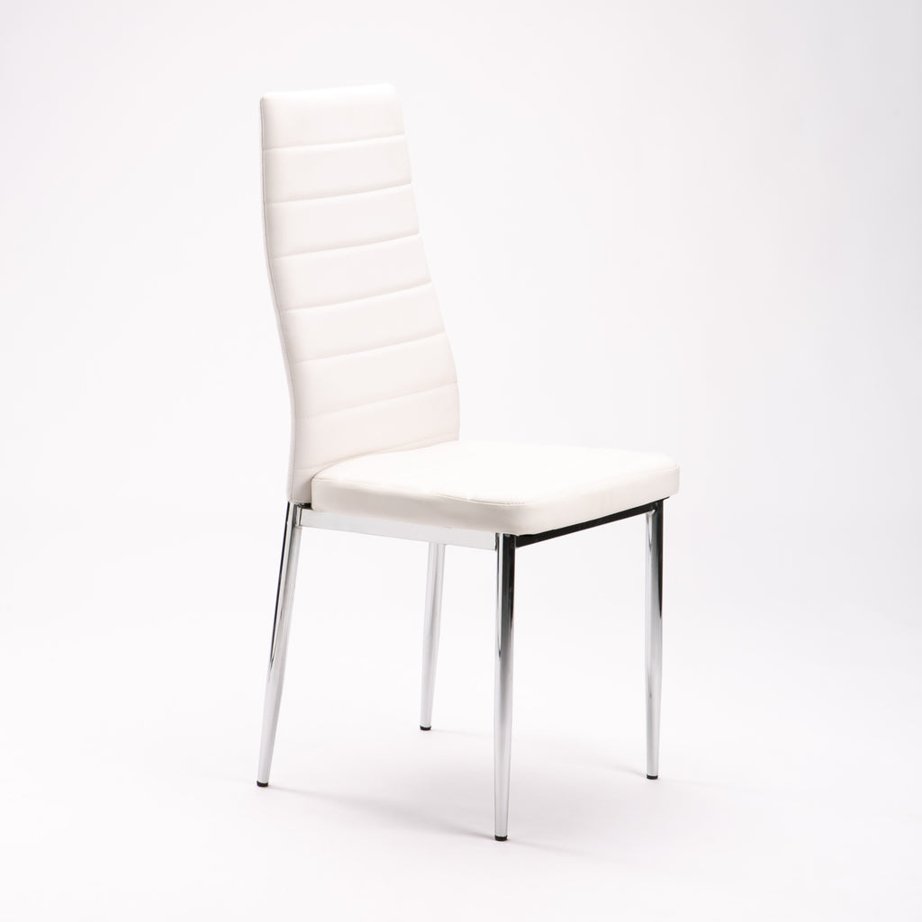 Desre Leather Chome Chair