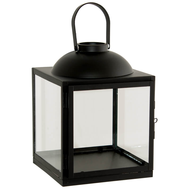 Black Dome Lantern (18X17X23CM) - MHF Decor-Delights