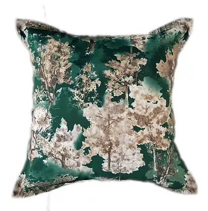 Emerald Trees Cushion - MHF Decor-Delights