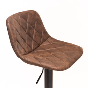 Warren Fabric Barstool (Available in Brown and Grey) - MHF Decor-Delights