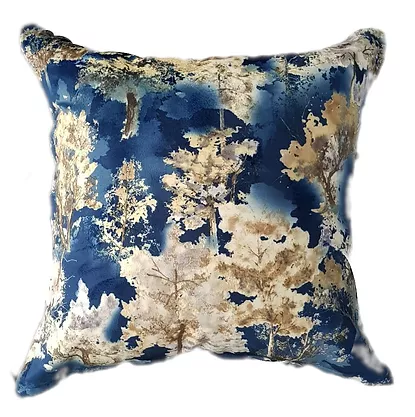 Indigo Trees Cushion - MHF Decor-Delights