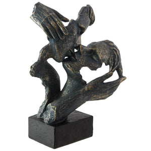 Lovers Kissing Statue (28cm) - MHF Decor-Delights