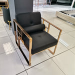 Morgan LUX Occasional Chair (Rose Gold Frame) - MHF Decor-Delights
