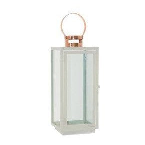 Naomi White and Gold Lantern (Large) - MHF Decor-Delights