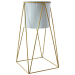 Phillip Plant Stand (White) 50 cm - MHF Decor-Delights