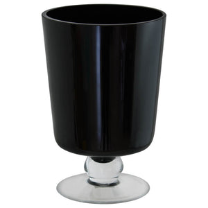 Hurricane Black Vase (18 cm) - MHF Decor-Delights