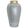 Tanish Smoke Vase Gold Neck (33 cm) - MHF Decor-Delights