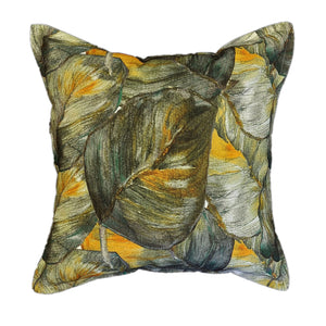 Painted Leaves Cushion - MHF Decor-Delights
