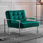 Venice Velvet Occasional Chairs in Silver Frame (Variety of Colours) - MHF Decor-Delights