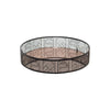 Black and Rose Gold tray (25 cm) - MHF Decor-Delights