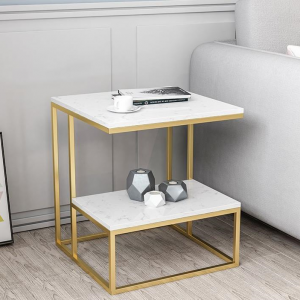 Stephany Side Table (Gold or Silver) - MHF Decor-Delights