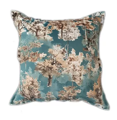 Teal Trees Cushion - MHF Decor-Delights